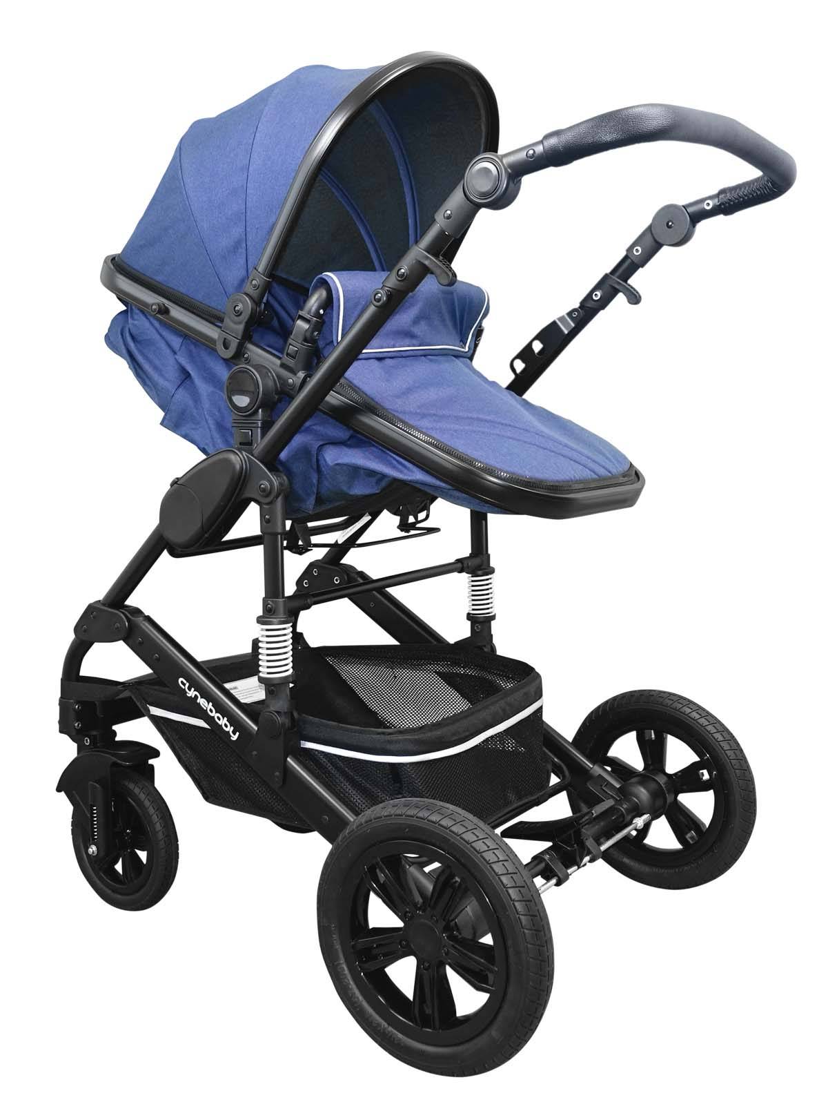 Cynebaby Komplettset Kinderwagen mit Zubehör Marine