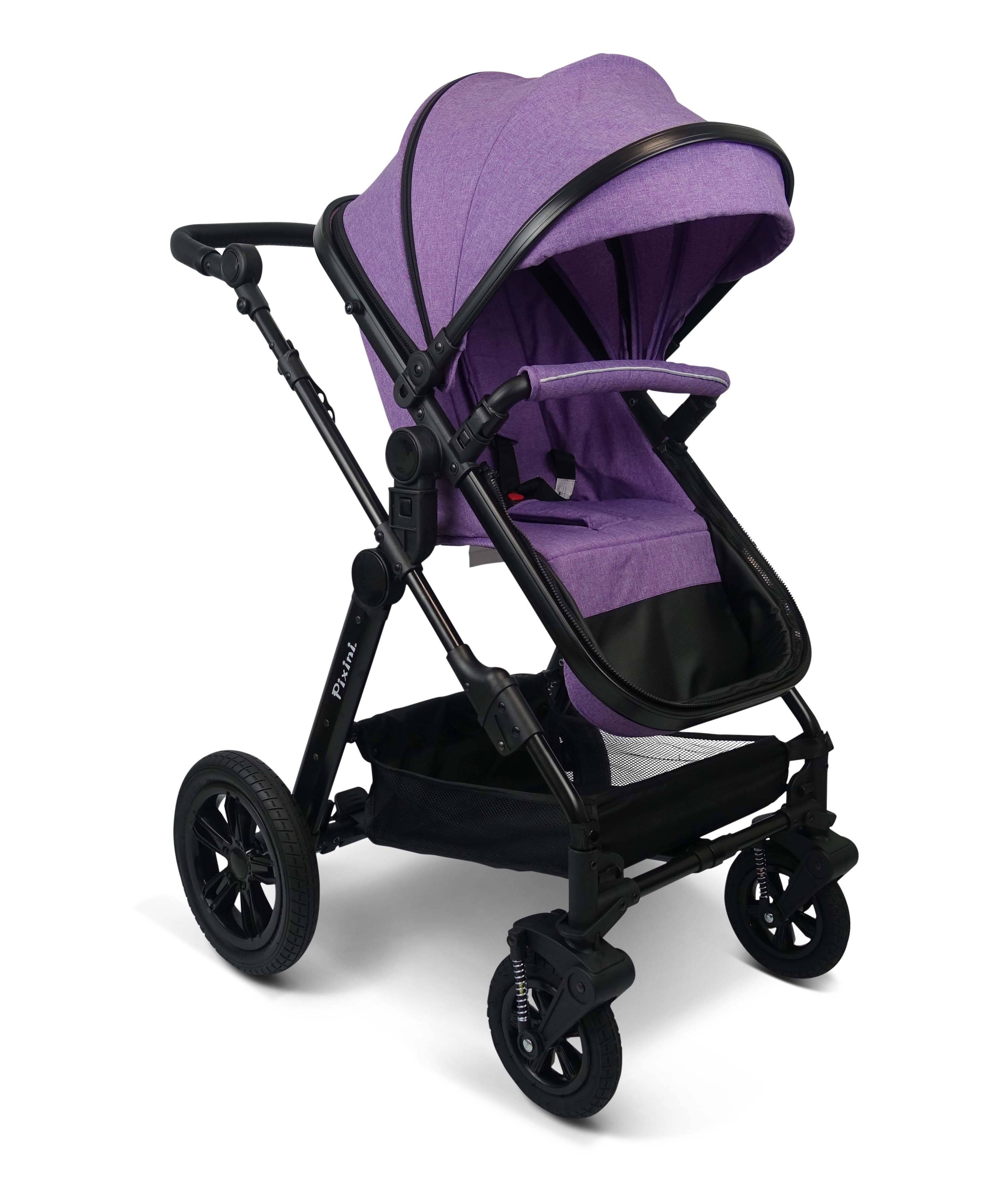 Pixini 3in1 Trio Kinderwagen Set (Arizona  Lila Melange)