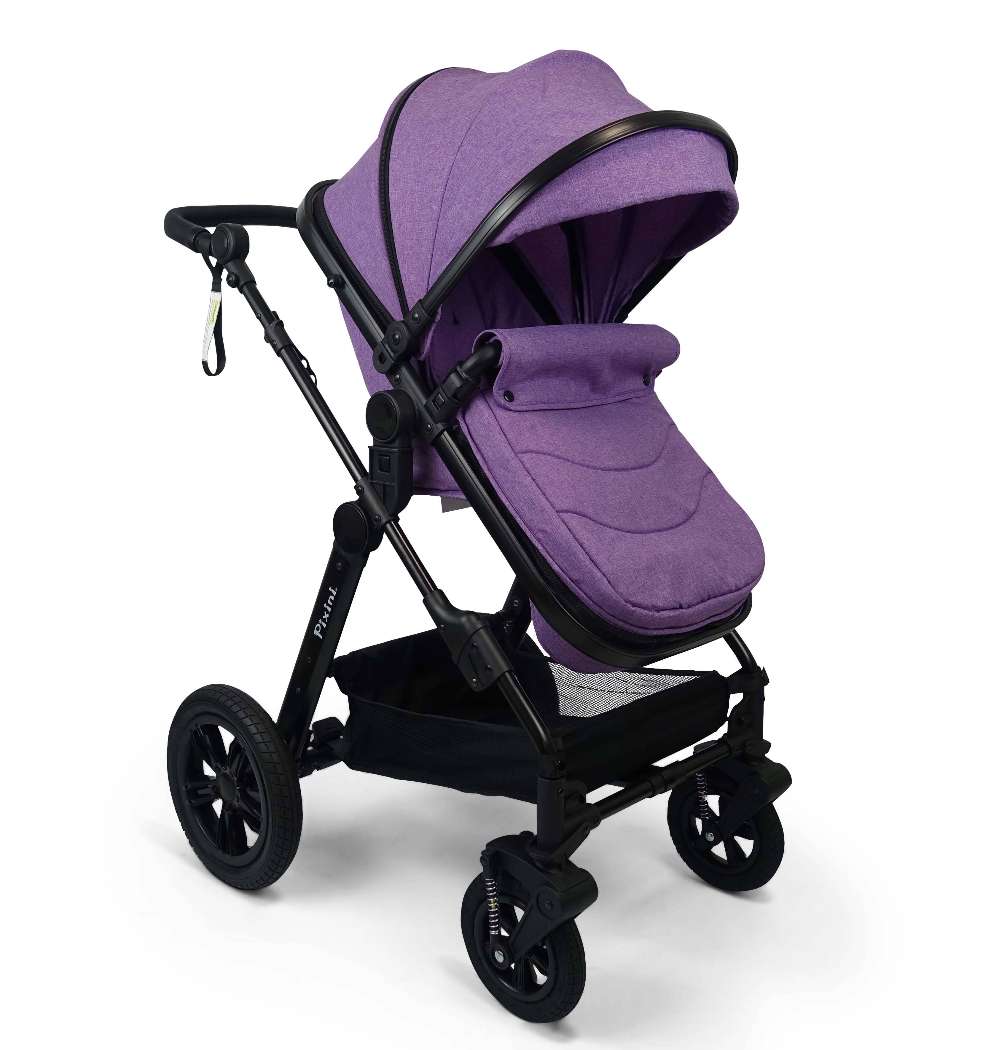 Pixini 3in1 Trio Kinderwagen Set (Arizona  Lila Melange)