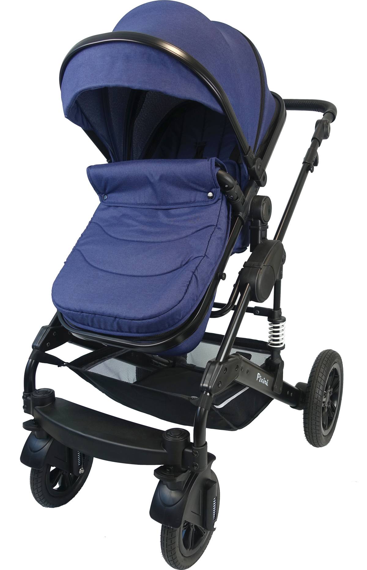 Pixini 3in1 Trio Kinderwagen Set (California  Marine Melange)