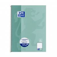 HAMELIN - Oxford 400132378, Monochromatisch, Blau, Grün, A4, 80 Blätter, Kariertes Papier, Hardcover