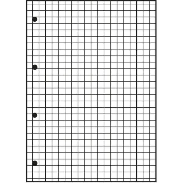Europeanbook A4+ mit Whiteboard 120 Blatt kariert braun