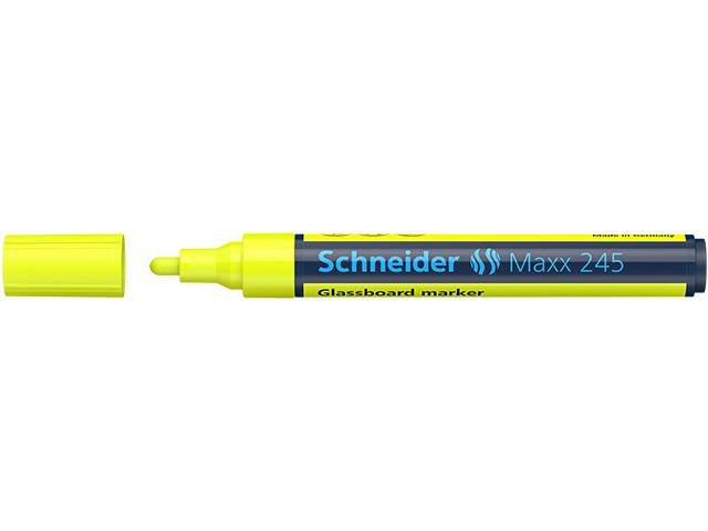 Glasboardmarker Maxx 245 gelb, Rundspitze 1-3mm