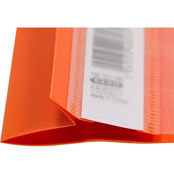 Sichthefter A4+ Abheftlochung + Innentasche orange
