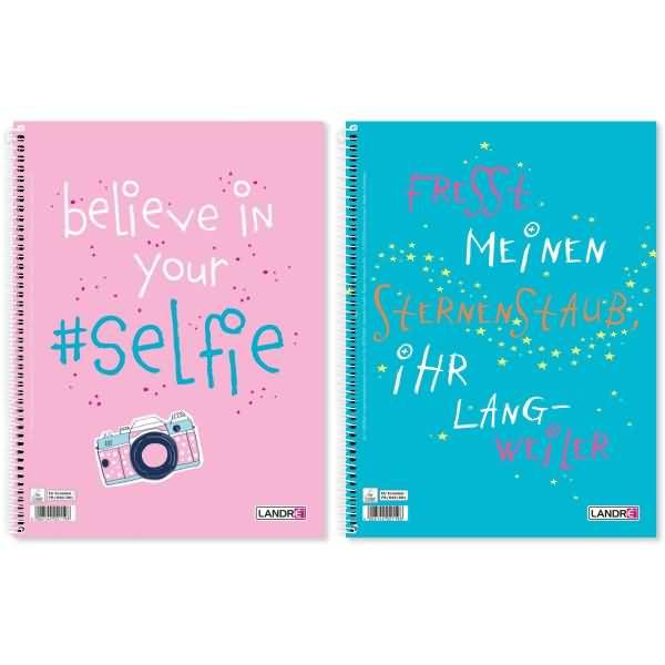 Collegeblock A4+ 80 Blatt Lineatur 27 Pastell