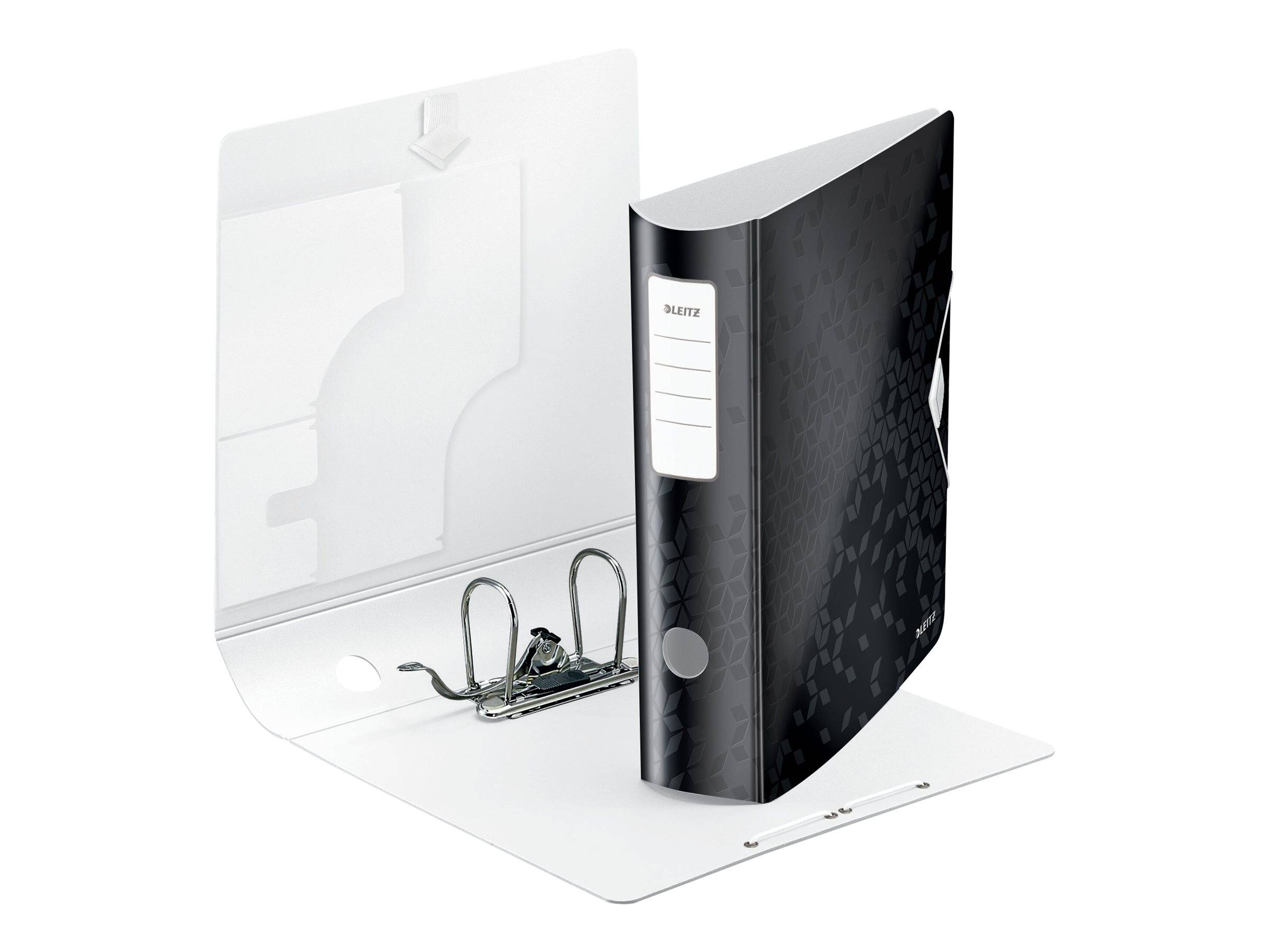 Leitz Ordner Active WOW 11060095 DIN A4 82mm Polypropylen schwarz