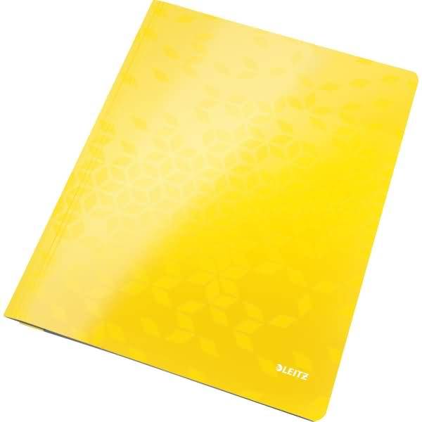 Schnellhefter Wow A4 PP-laminiert 300g/qm gelb