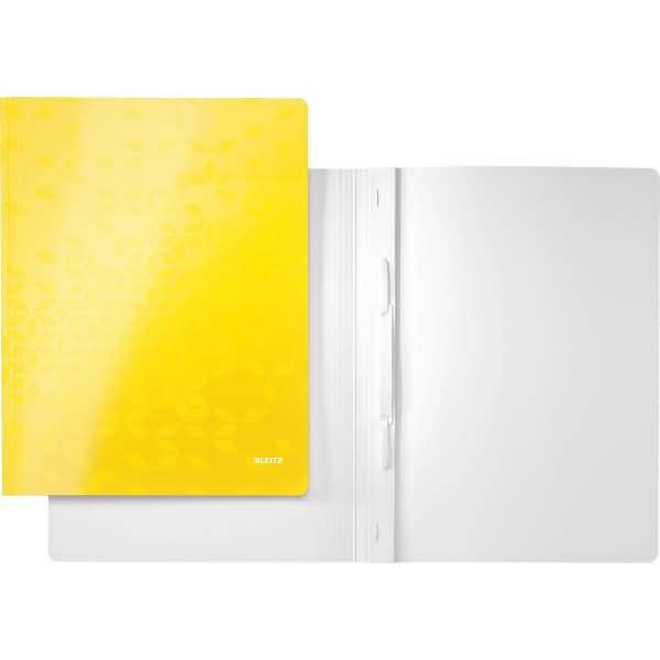 Schnellhefter Wow A4 PP-laminiert 300g/qm gelb