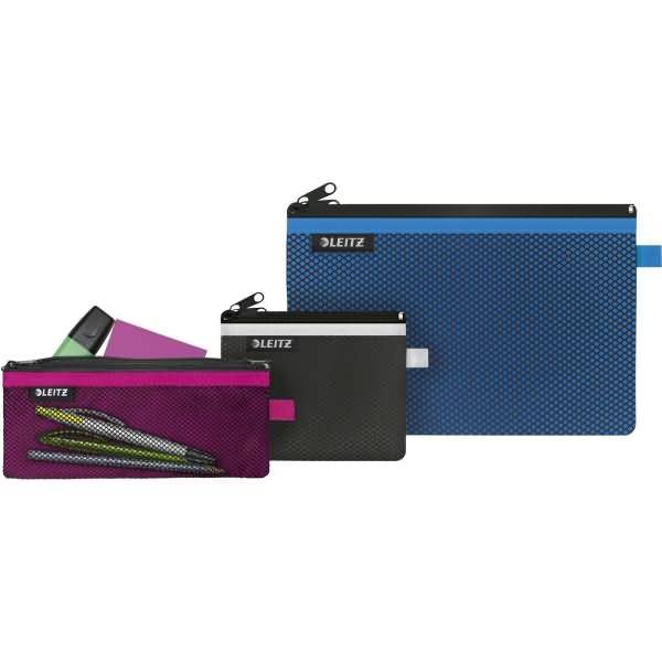 Traveller Zip-Beutel Wow 2 Fächer S/M/L 3 Stück sortiert