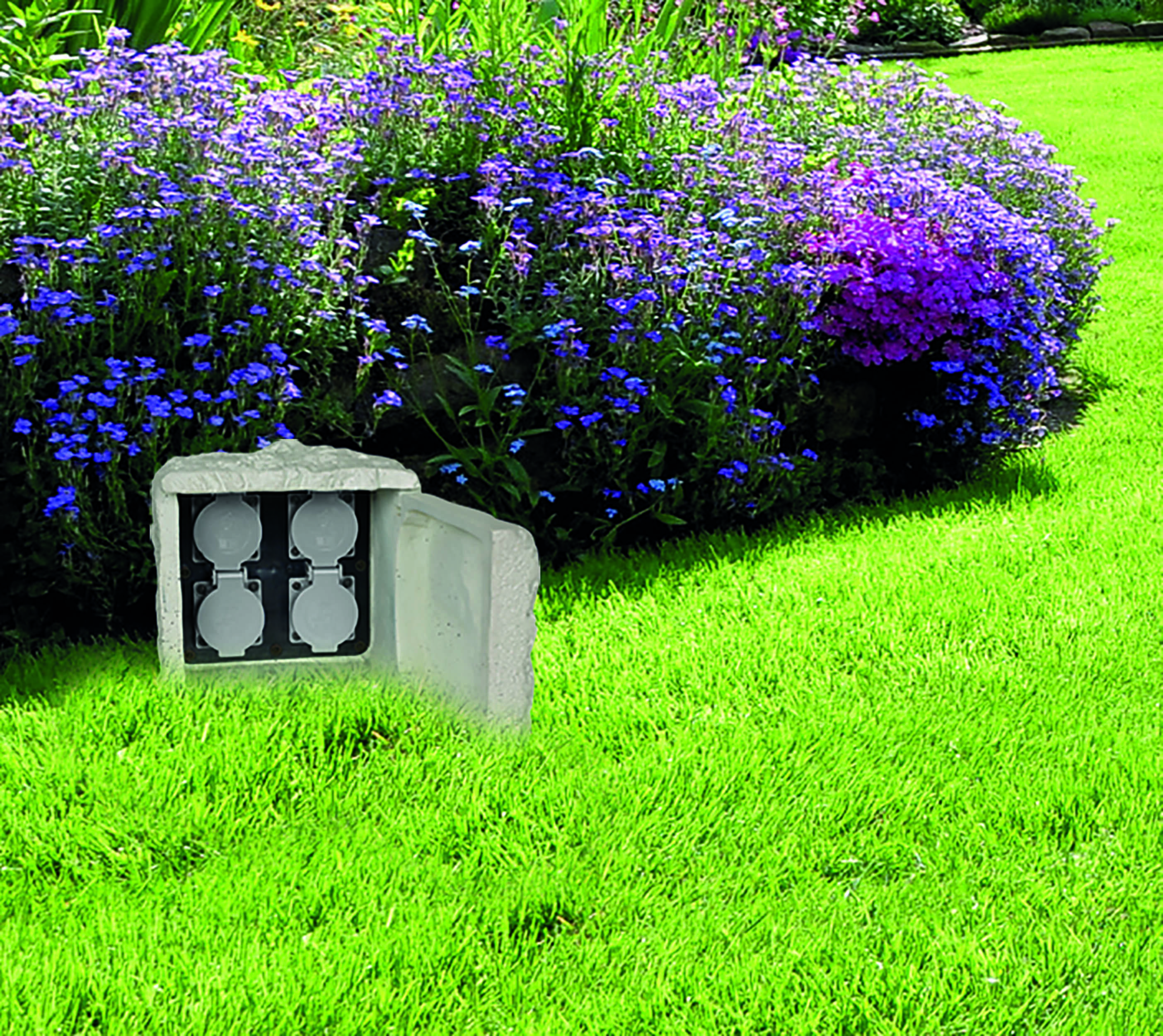 Außen-Steckdosenstein "ROCCUS"