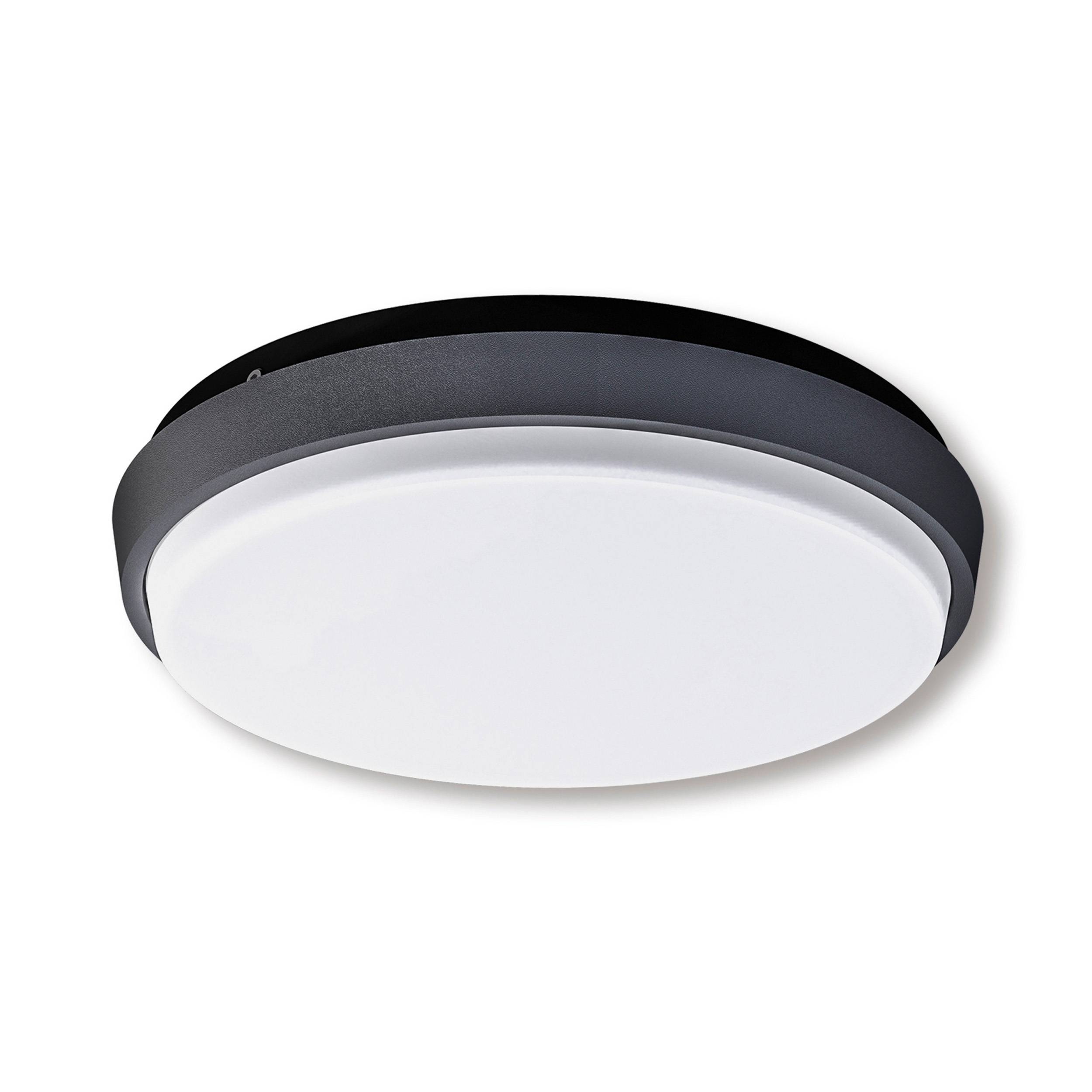 LED Außendeckenleuchte IP54 "MIO" d:17,5cm