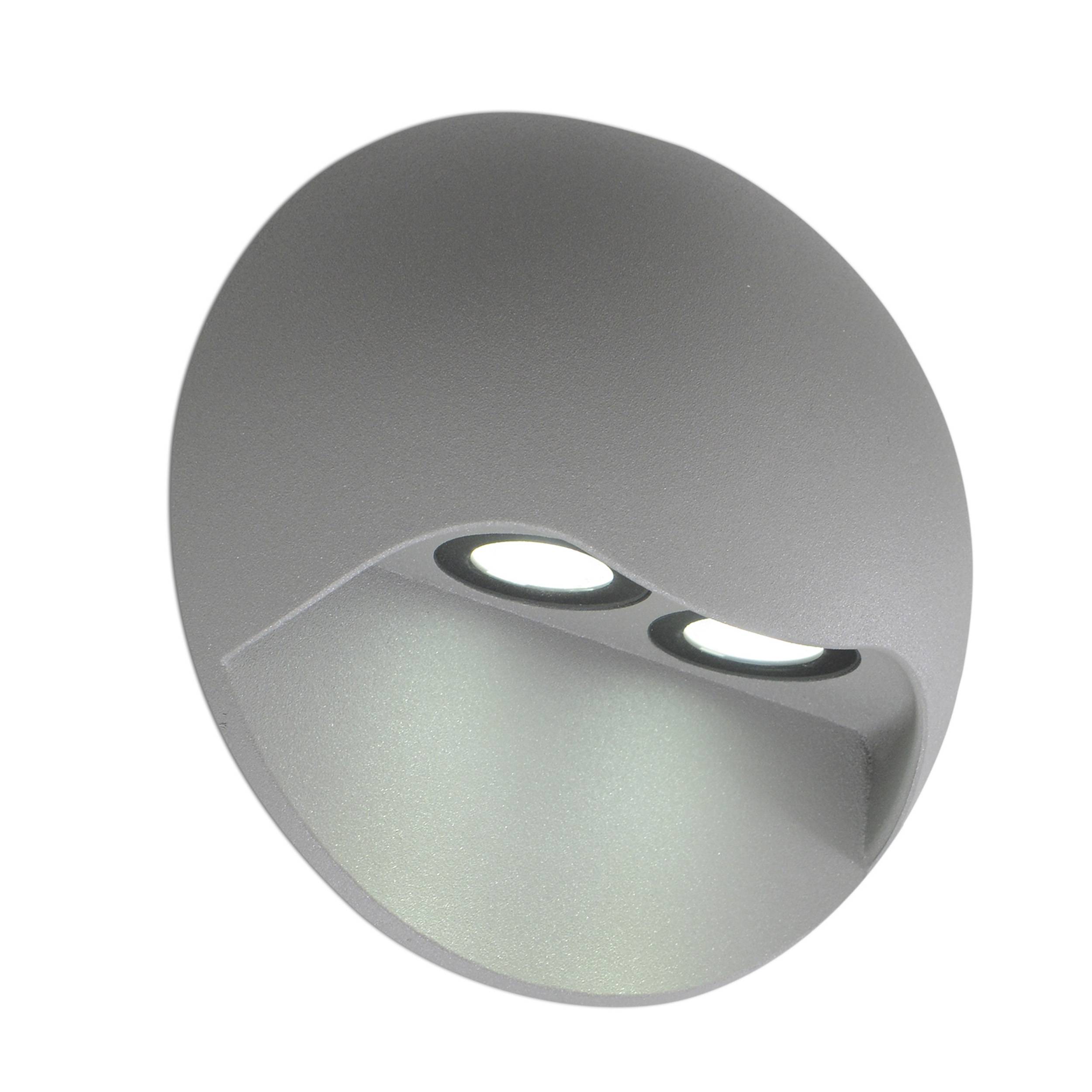 LED Außenwandleuchte "VEDUS" d:13cm