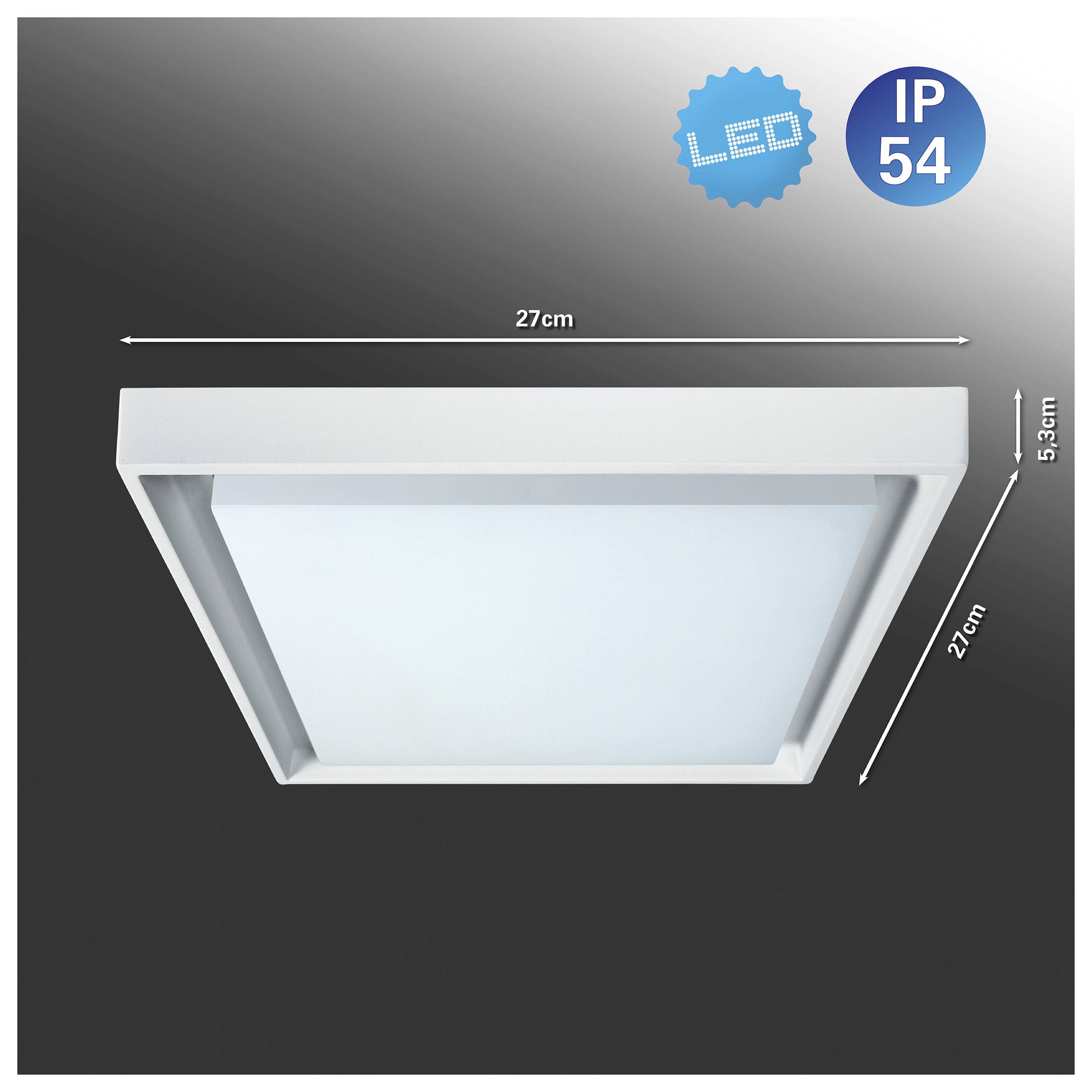 LED Außendeckenleuchte IP54 "MIO" s:27cm