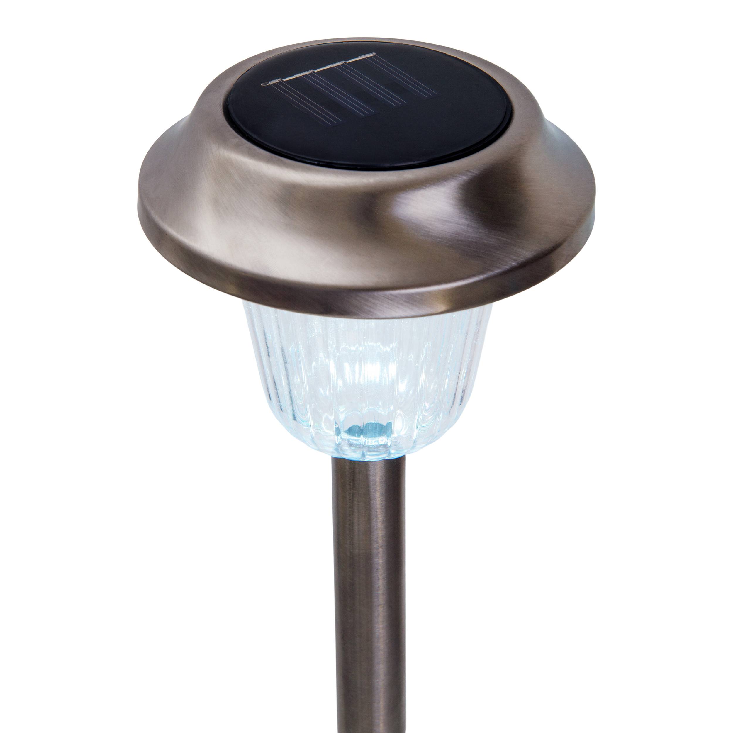 6er Set LED Außenleuchte "GUSTAV" mit Erdspieß