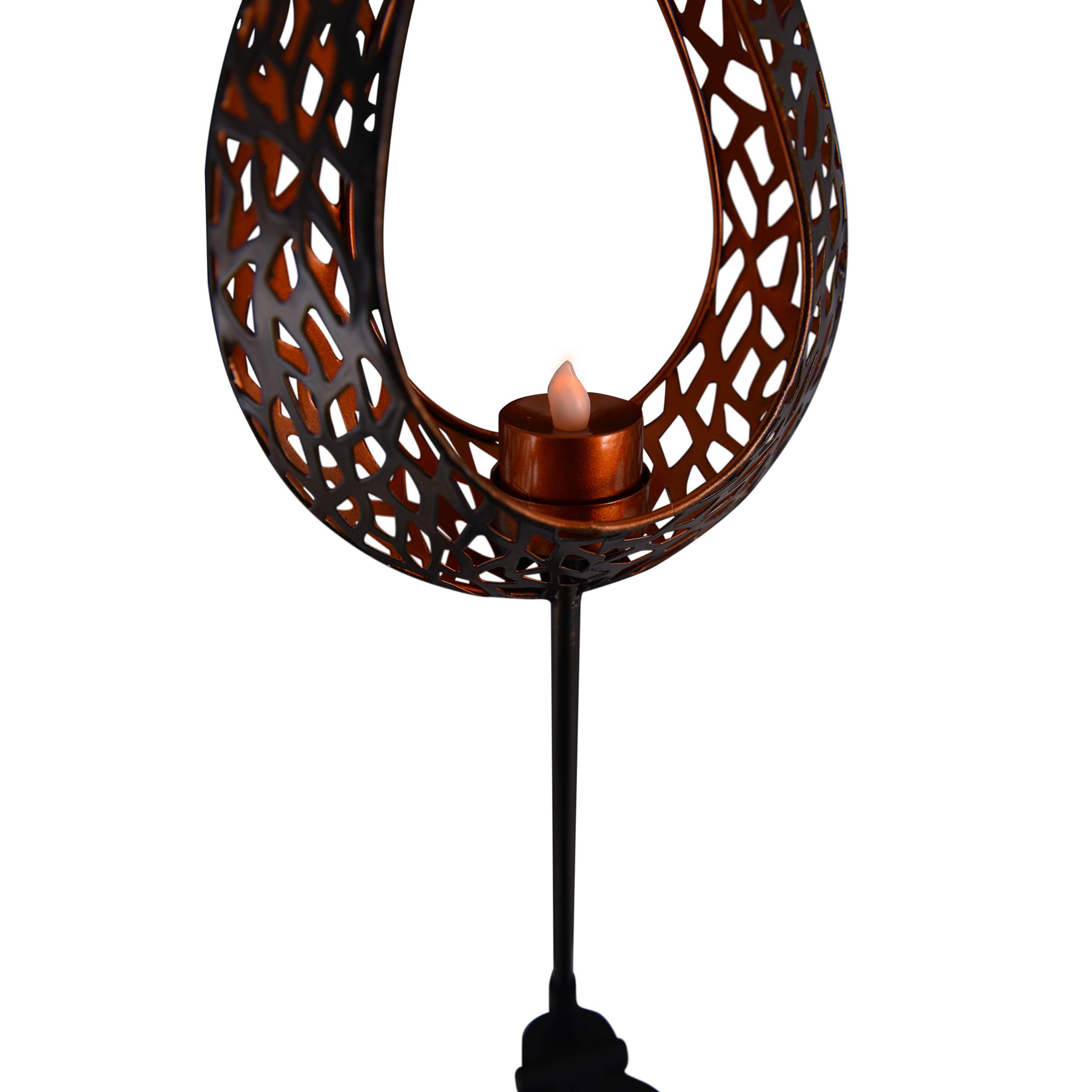 LED-Solar Erdspieß "Flamme"