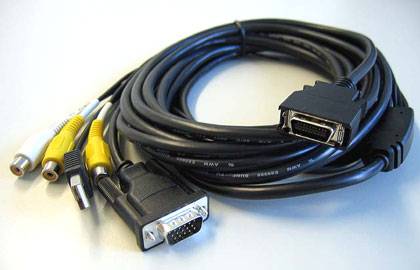 VGA/USB/Video/Audio-Anschlusskabel f. 700TS(V)/700IDT/800TSV/1020TSV/CTF700-SP - 5m -