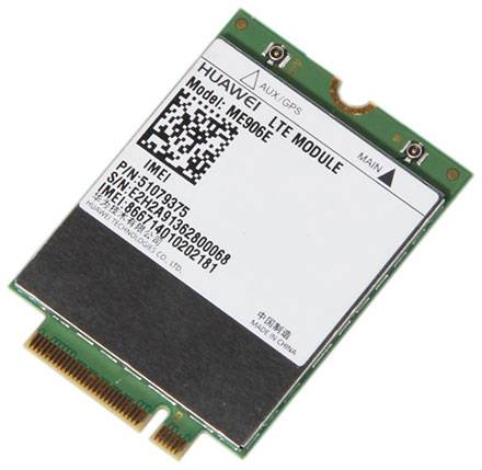 HSPA / UMTS / EDGE / LTE 4G M.2 NGFF Modem (Huawei ME906E) [LTE EUROPA]