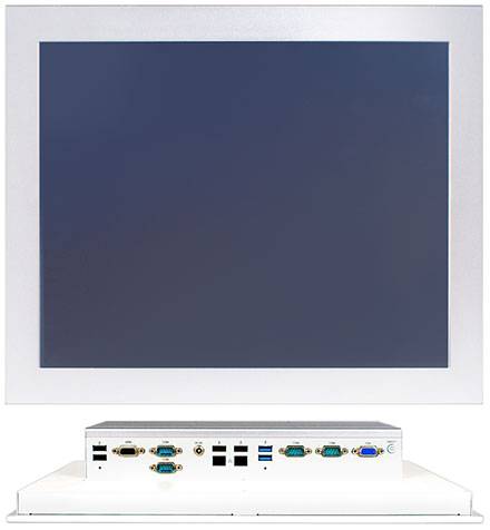 Jetway HPC170GR-HD1900B Panel-PC (17" 1280x1024 5W Touchscreen, Intel Celeron J1900, 4GB RAM) [IP65/NEMA4 Front]