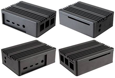 Akasa Pi-4 Raspberry Pi 4 Gehäuse (A-RA08-M1B)