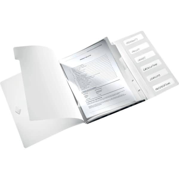 Ordnungsmappe Wow A4 6 Fächer PP schwarz