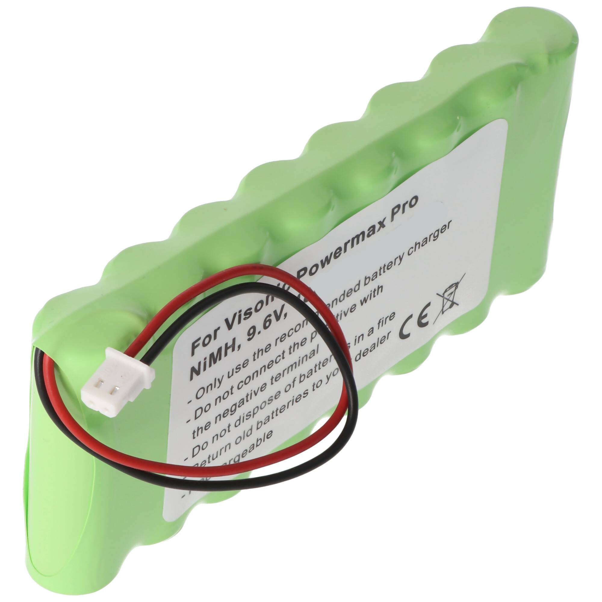 Akku passend für den Visonic 0-9912-G, GP220AAH8BMX, GP180AAH8BMX, 103-300672 9,6V 2100mAh
