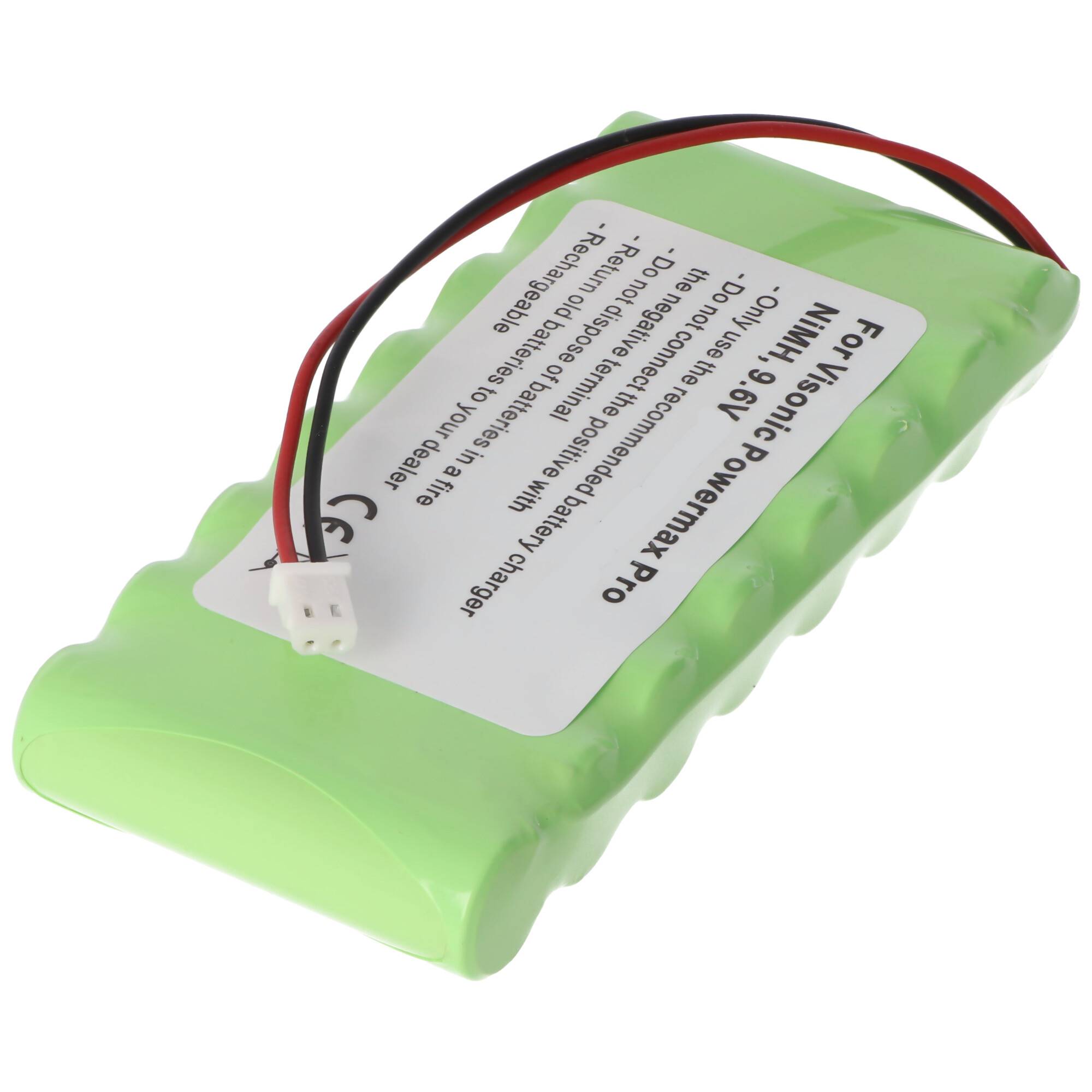 Akku passend für den Visonic 0-9912-G, GP220AAH8BMX, GP180AAH8BMX, 103-300672 9,6V 2100mAh