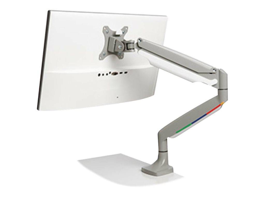 Kensington SmartFit One-Touch Single Monitor Arm - Befestigungskit - einstellbarer Arm - für Monitor - Aluminium, Kunsts