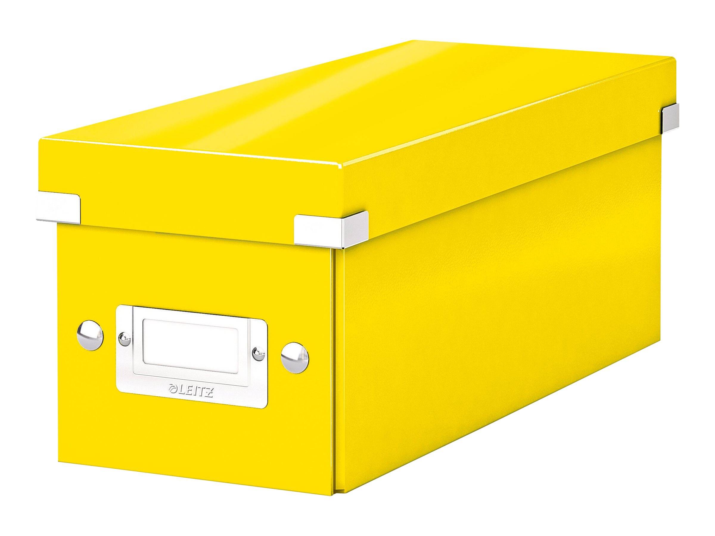 ESSELTE LEITZ - Leitz Click & Store WOW CD - Medien-Aufbewahrungsbox - Kapazität: 30 CD, 60 CDs (Slimcase)