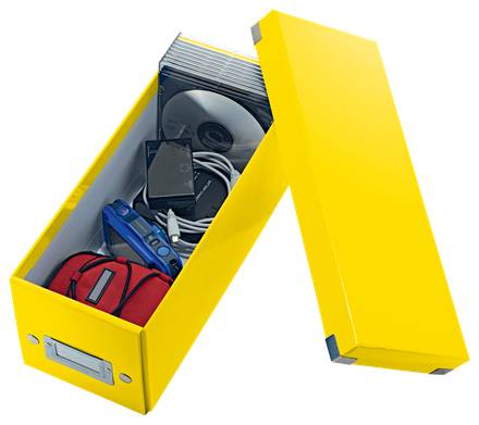 Esselte Leitz Click & Store WOW CD - Medien-Aufbewahrungsbox - Kapazität: 30 CD, 60 CDs (Slimcase)
