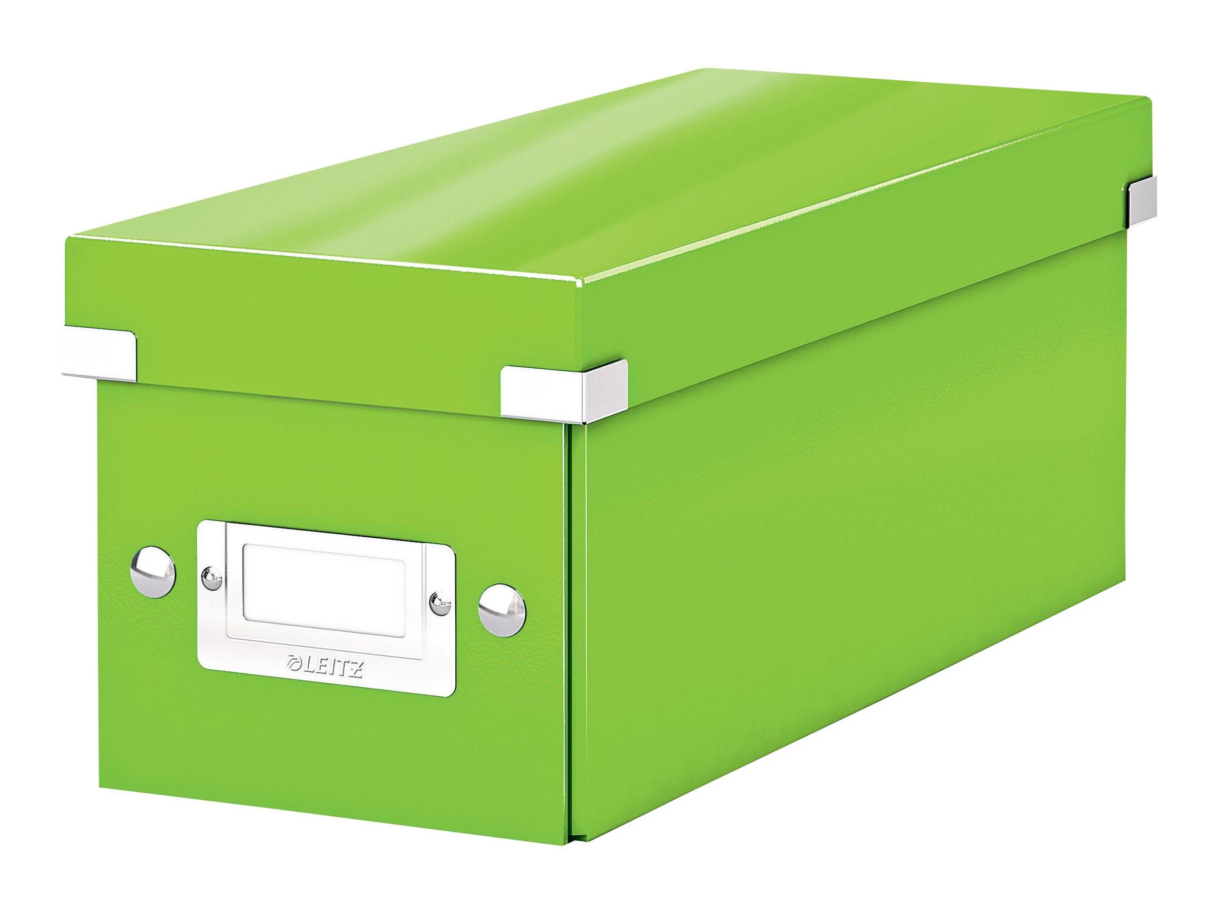 ESSELTE LEITZ - Leitz Click & Store WOW CD - Medien-Aufbewahrungsbox - Kapazität: 30 CD, 60 CDs (Slimcase)