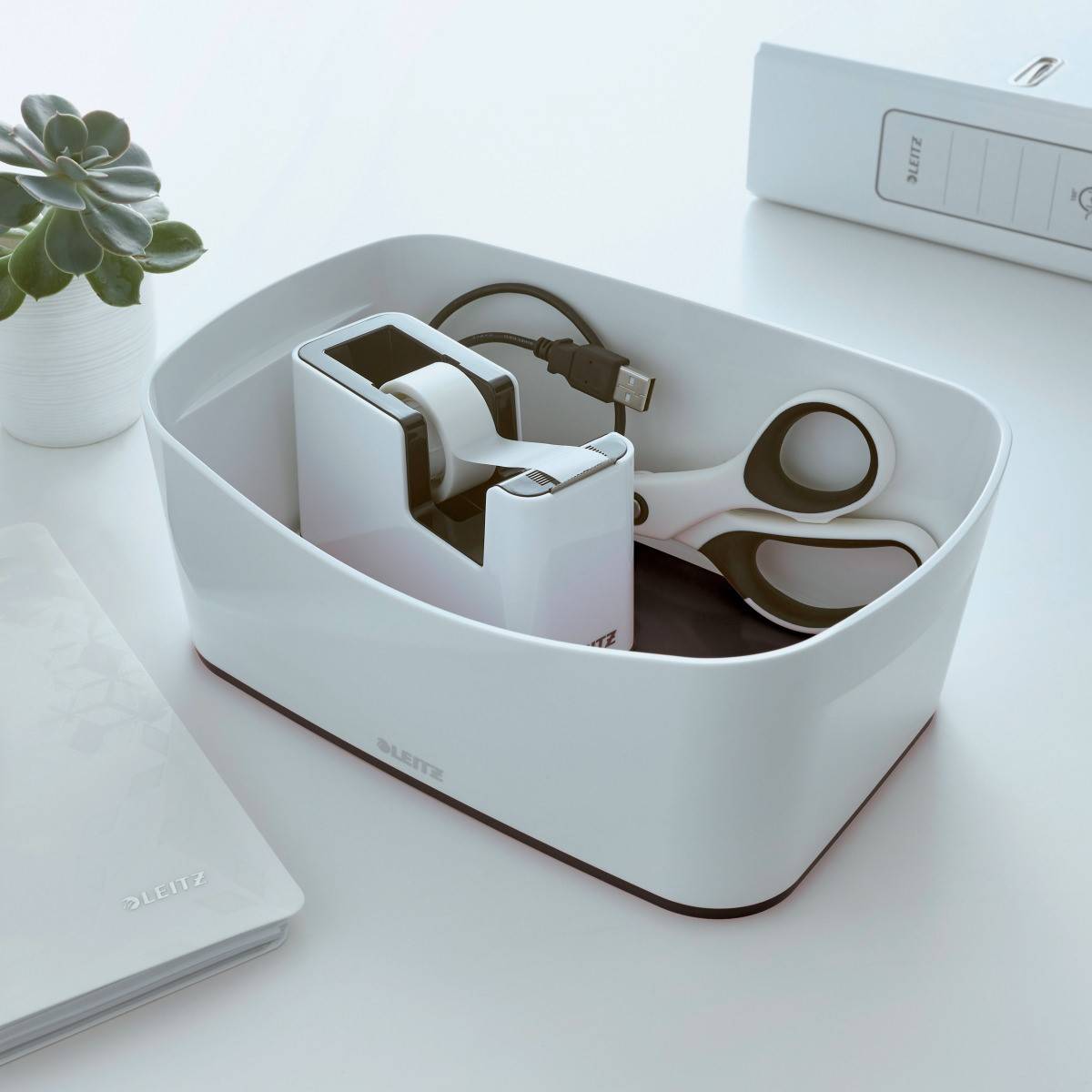 Esselte Leitz WOW - Abroller mit Büro-Klebeband - Schreibtisch