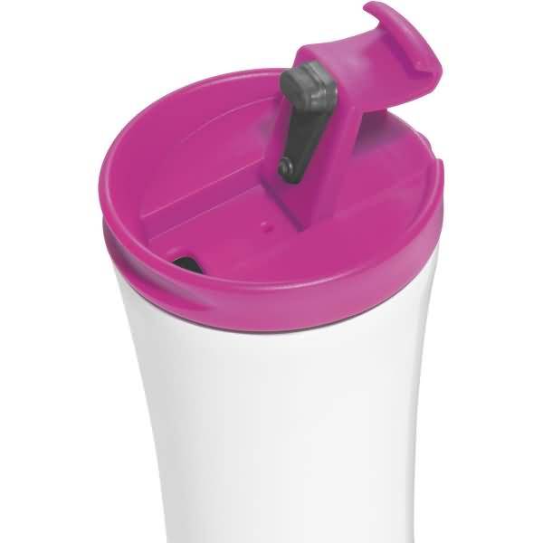 Thermobecher Wow Edelstahl 380ml pink
