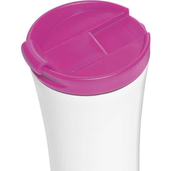Thermobecher Wow Edelstahl 380ml pink