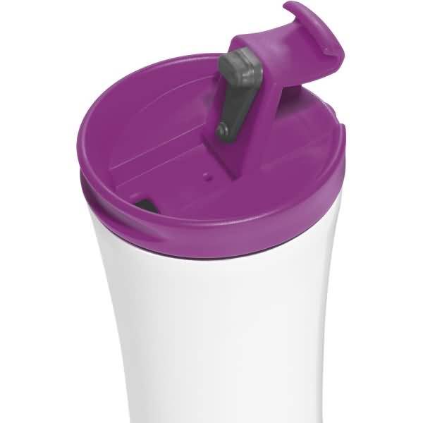 Thermobecher Wow Edelstahl 380ml violett