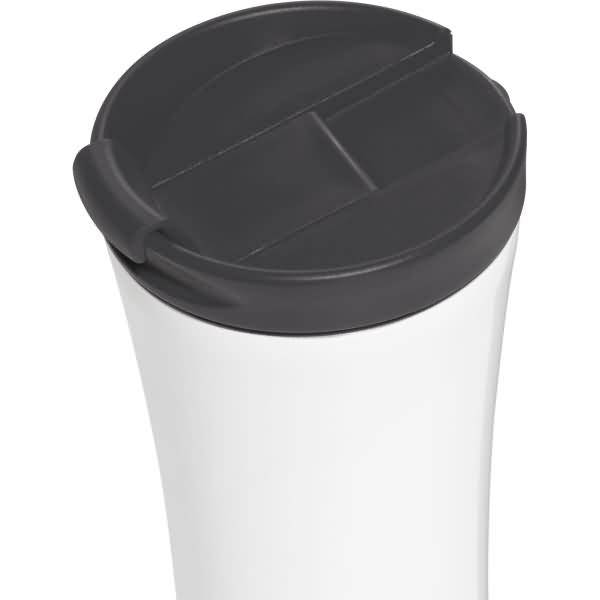 Thermobecher Wow Edelstahl 380ml schwarz