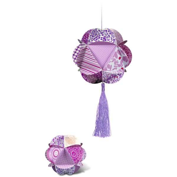 Paper Globes VE=6 Stück Amethyst