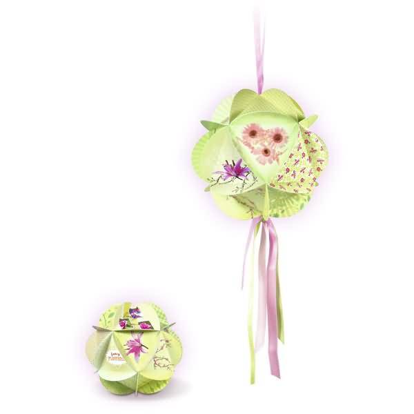 Paper Globes VE=6 Stück Fancy Flowers