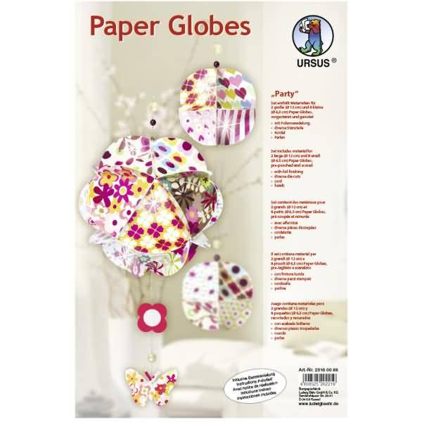 Paper Globes VE=6 Stück Party