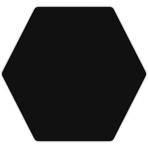 Künstler-Aquarellkarton Zentangle Kacheln blanko Sechseck VE=25 Stück schwarz