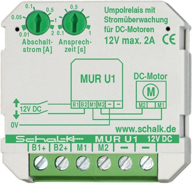 Schalk Motor-Umpolrelais MUR U1 (12V DC)