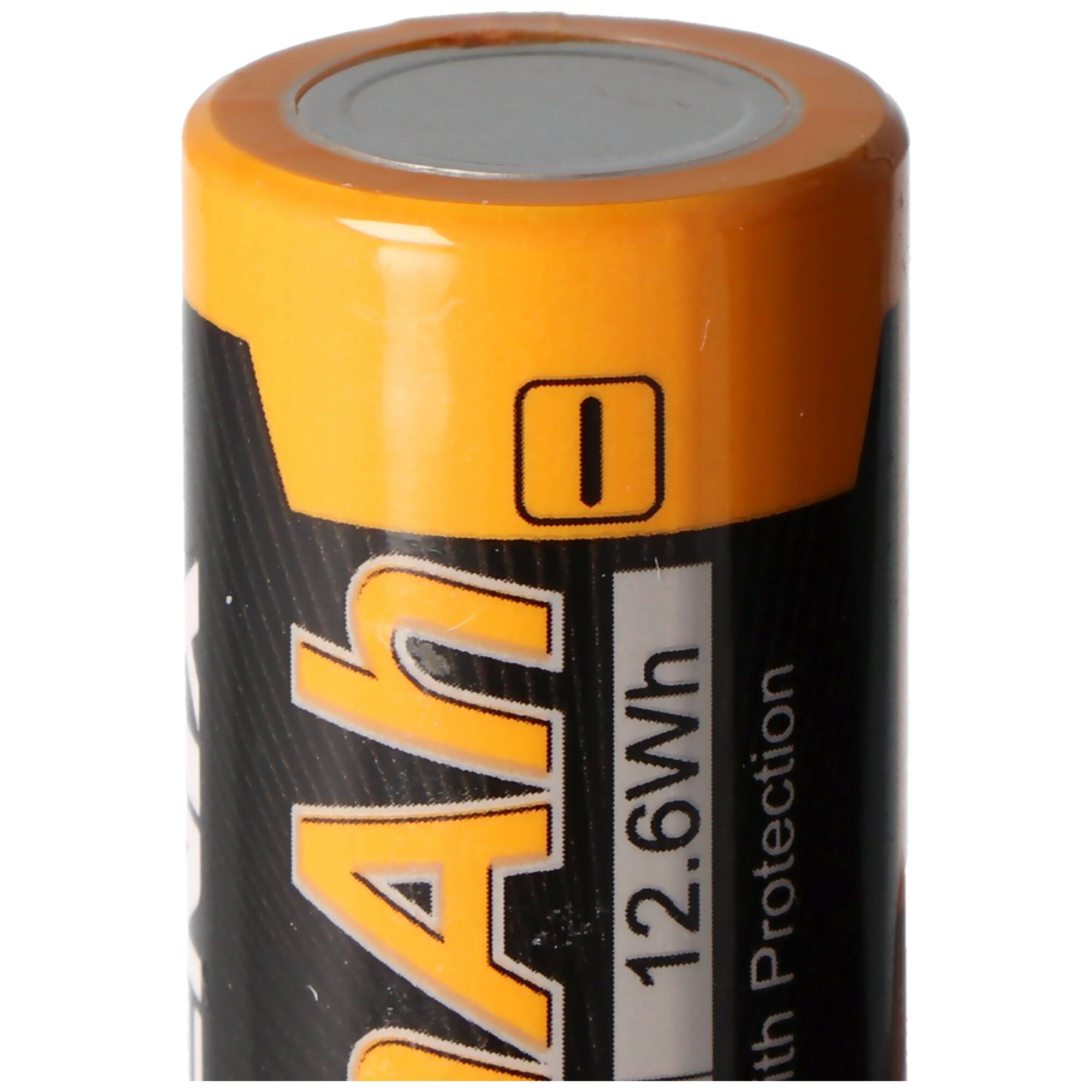 Panasonic 18650 Li-Ion Akku mit 3500mAh und 3facher Schutzschaltung, 68.66x18,4mm