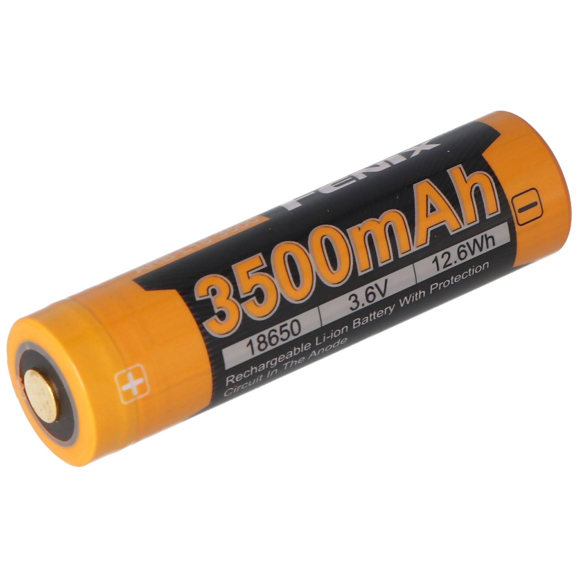 Panasonic 18650 Li-Ion Akku mit 3500mAh und 3facher Schutzschaltung, 68.66x18,4mm