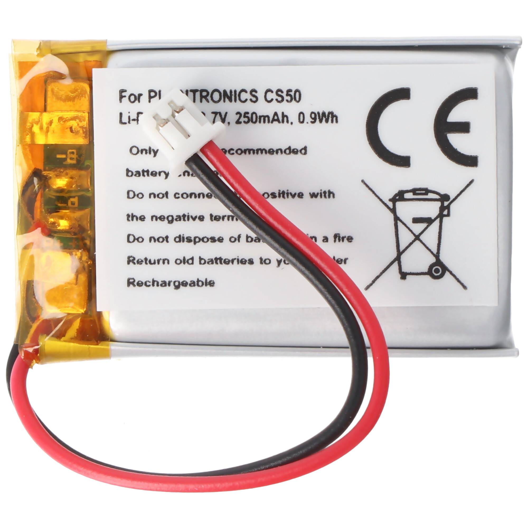 Akku passend für Plantronics CS50, CS55, CS60, CS65, CS351N