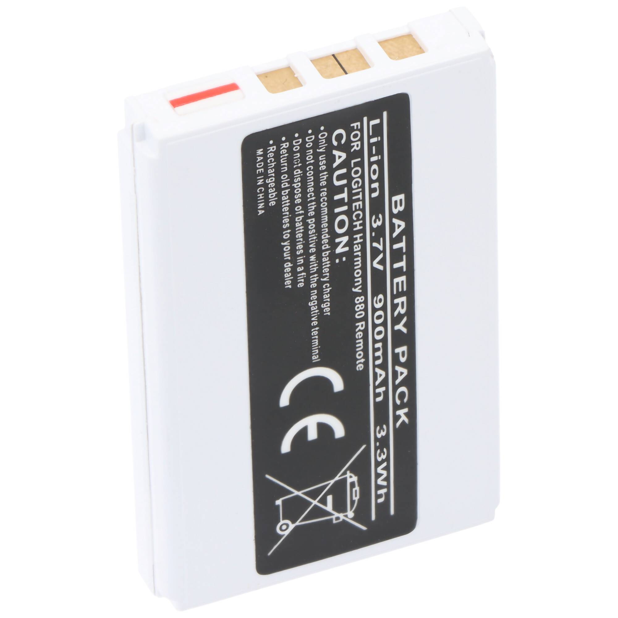 Akku passend für Logitech Harmony 900, 880, 885, 890, 720 Akku 900mAh