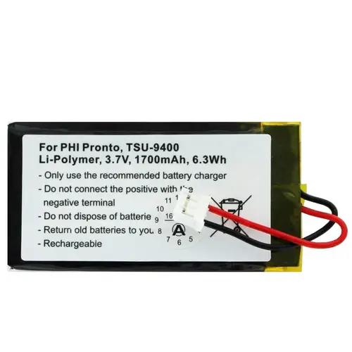 PHILIPS PRONTO TSU-9400 Akku als Nachbau Akku von AccuCell PHILIPS PRONTO TSU-9400 Akku als Nachbau Akku von AccuCell
