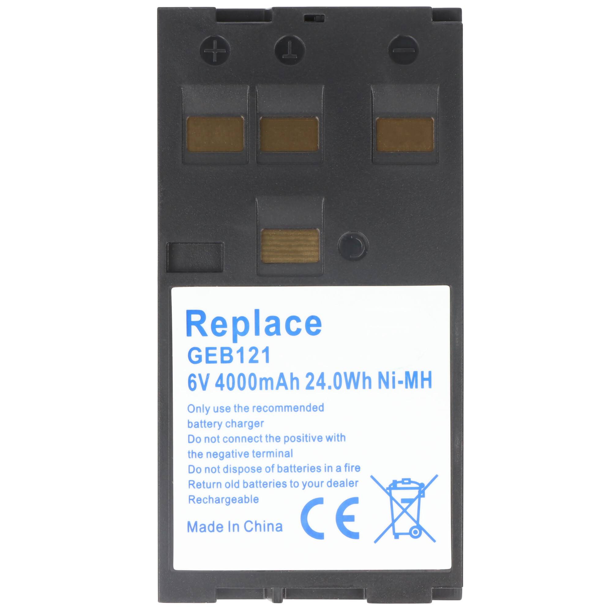 Akku passend für den Leica GEB121 Akku GEB122, FS282 mit 4000mAh