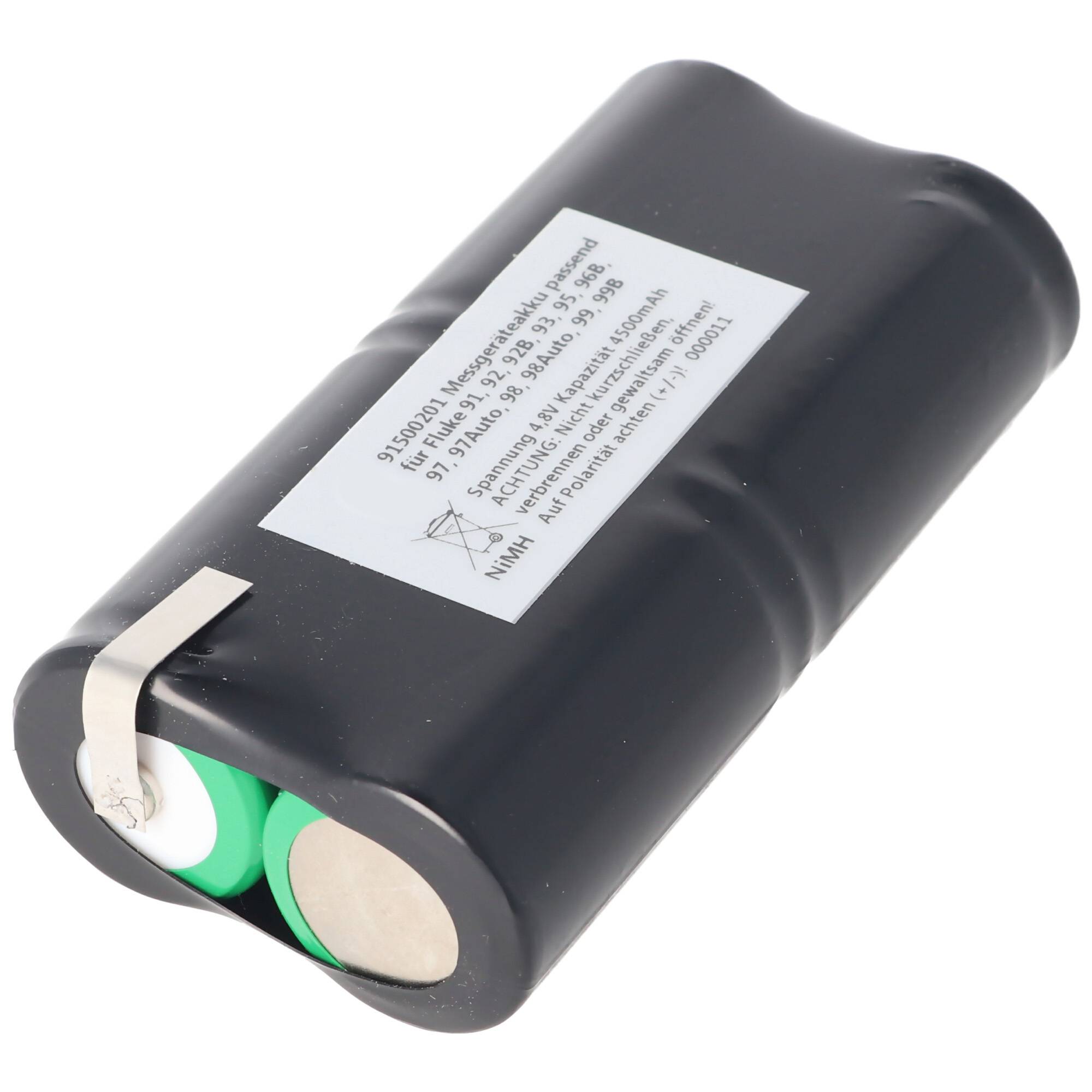 Akkupack für Fluke ScopeMeter PM9086 Akku NiMH 4,8 Volt 4000mAh