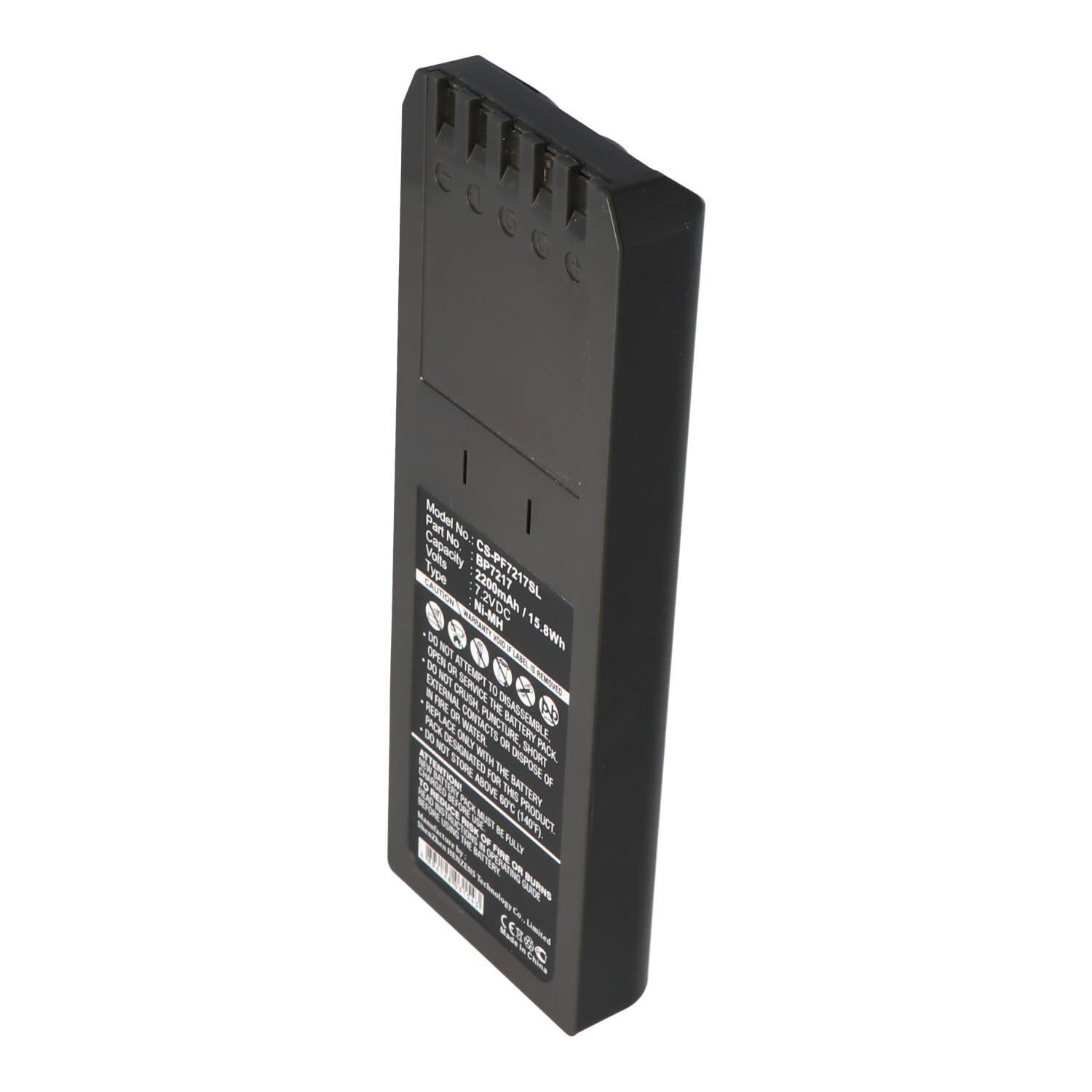 Akku passsend für Fluke Typ BP7217, BP-7217 7,2 Volt 2200mAh NiMH Akku
