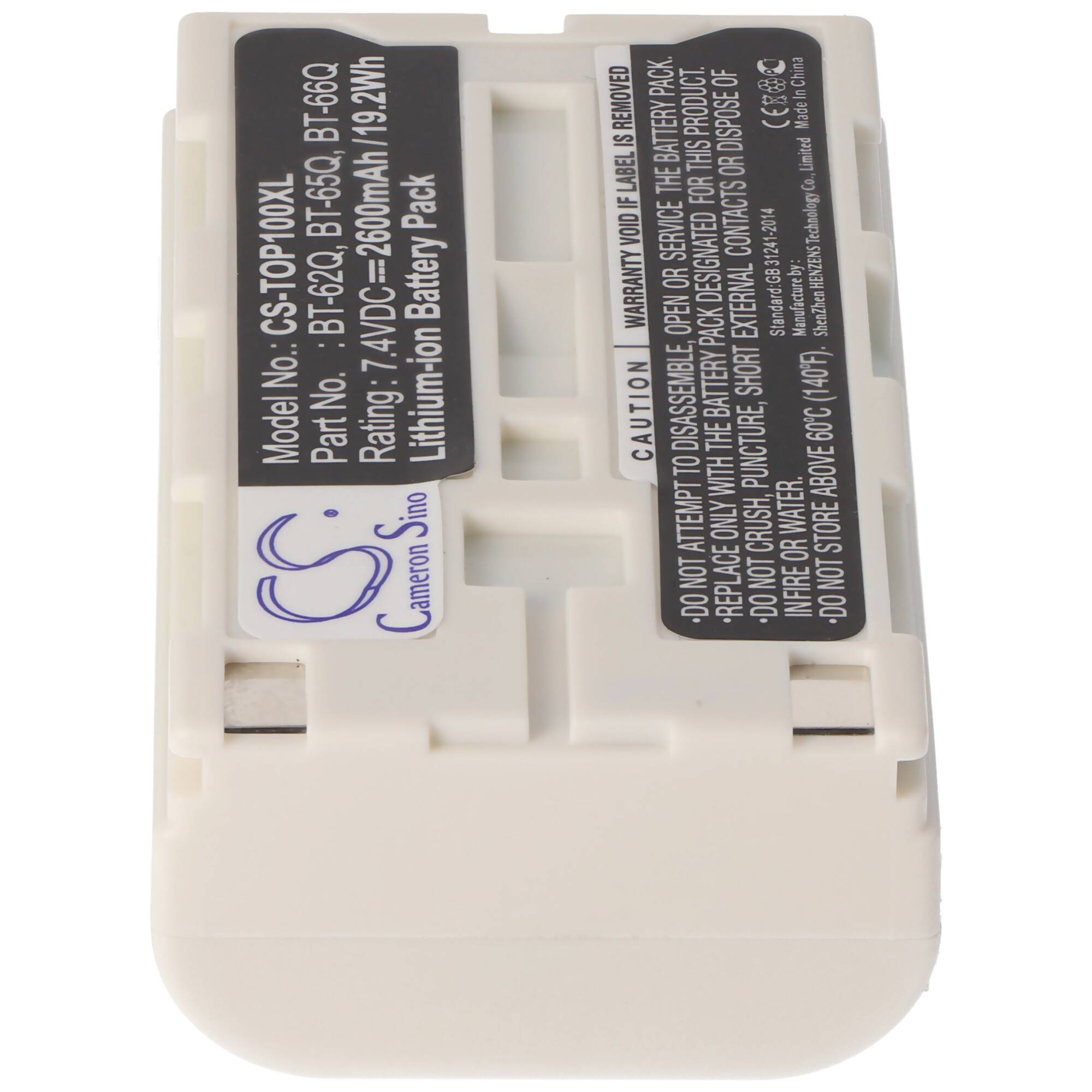 Akku passend für den Topcon Field Controller FC-100 Akku BT-30, BT-62Q, BT-65Q, BT-66Q