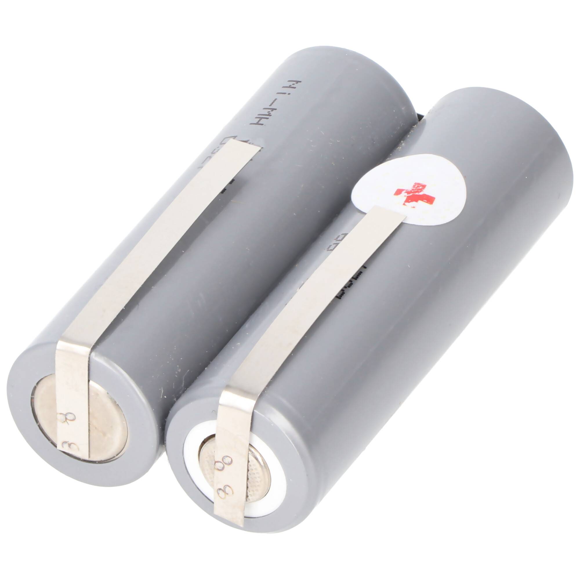 Akku passend für Haarschneider 2,4 Volt NiMH Mignon AA typ. 2200mAh, 49x15x28mm